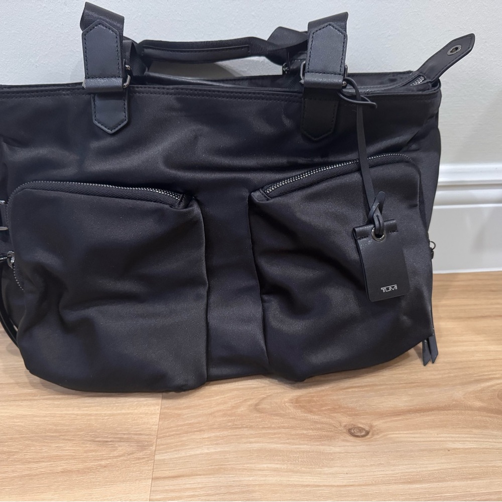 Tumi Black Briefcase Unisex